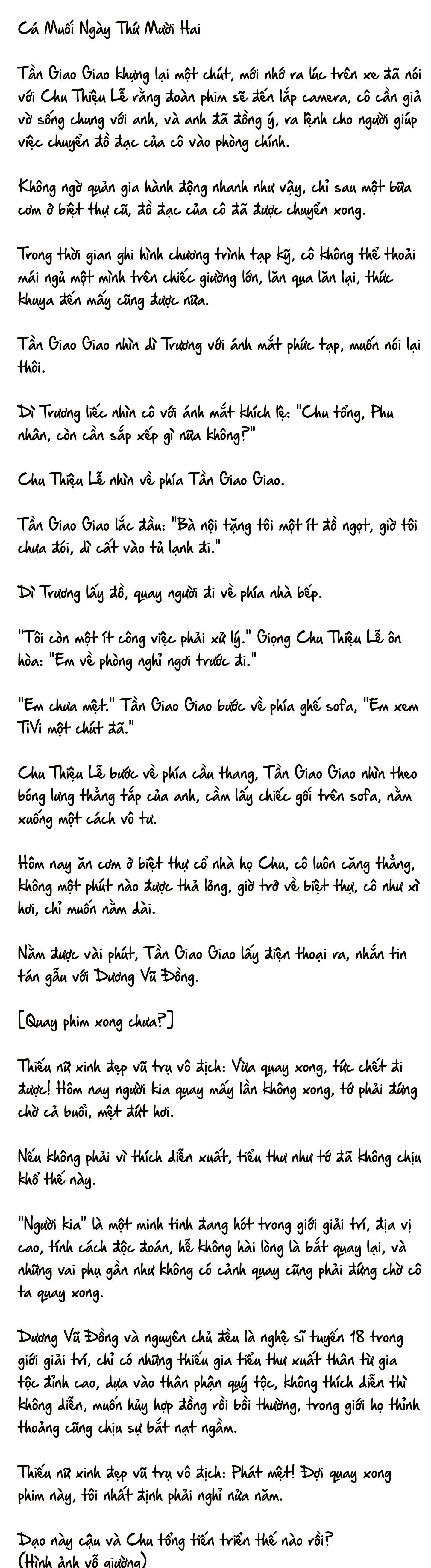 Cặp Đôi Hào Môn , Làm Cá Mặn Ở Show Hẹn Hò - Chap 12: cá mặn ngày 12