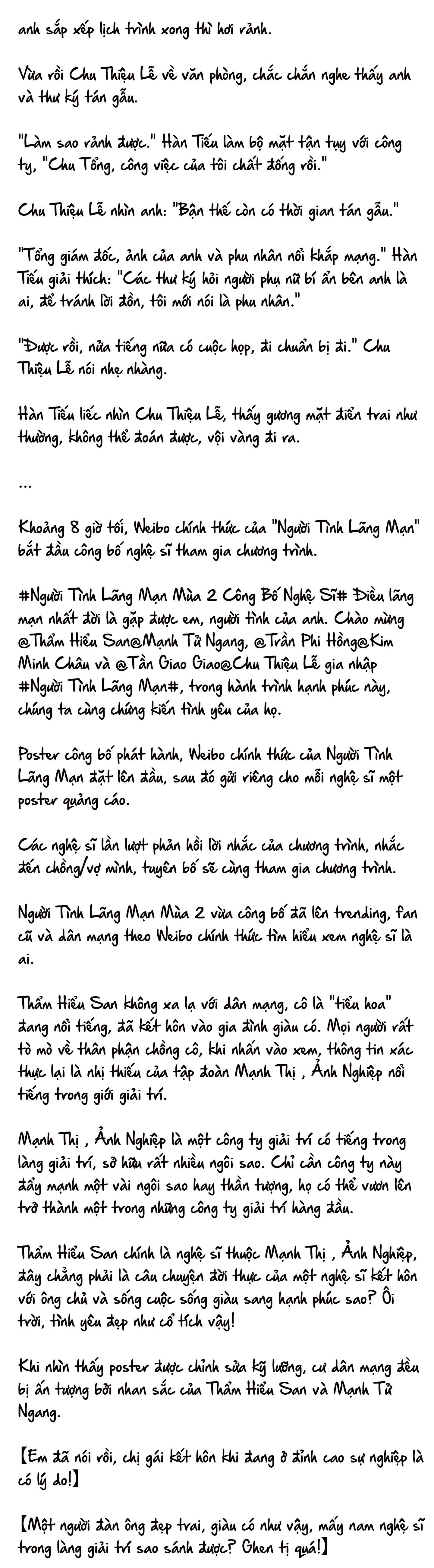 Cặp Đôi Hào Môn , Làm Cá Mặn Ở Show Hẹn Hò - Chap 14: cá mặn ngày 14