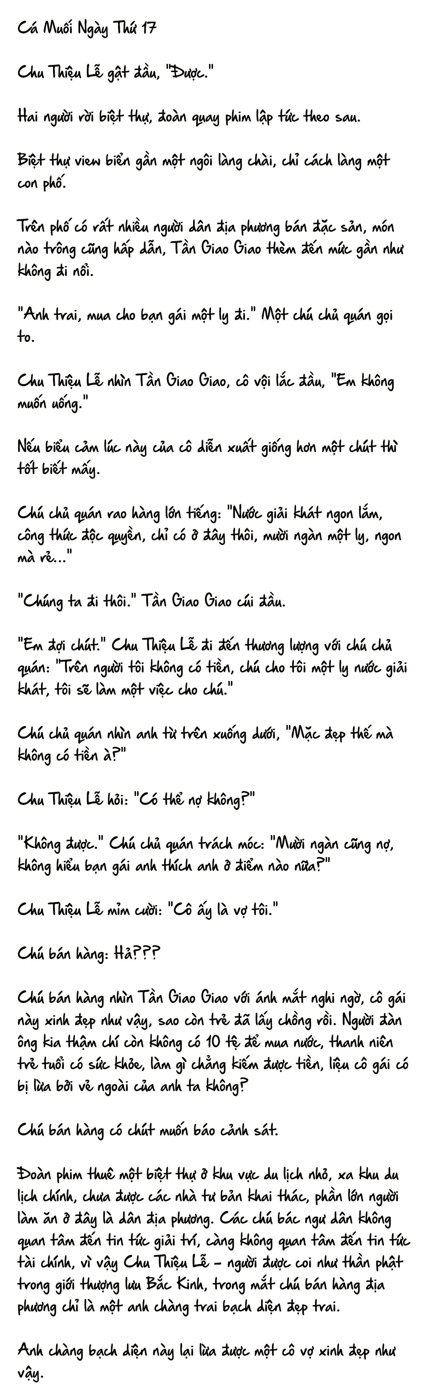 Cặp Đôi Hào Môn , Làm Cá Mặn Ở Show Hẹn Hò - Chap 17: cá mặn ngày 17