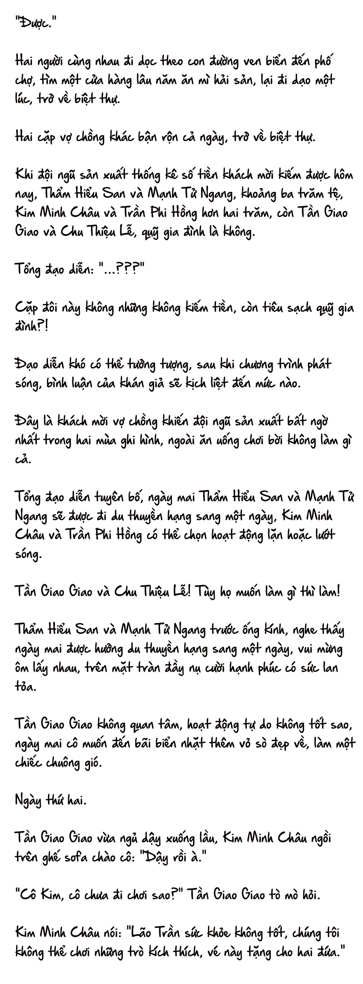 Cặp Đôi Hào Môn , Làm Cá Mặn Ở Show Hẹn Hò - Chap 18: cá mặn ngày 18