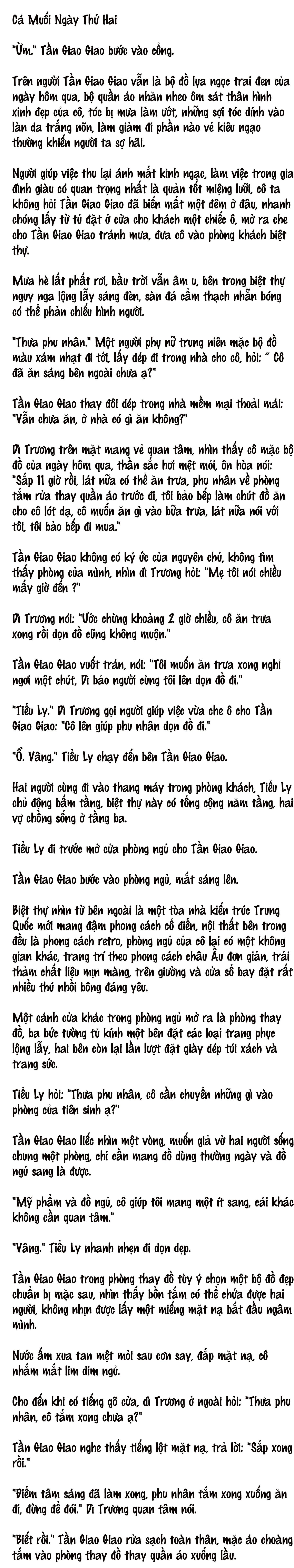 Cặp Đôi Hào Môn , Làm Cá Mặn Ở Show Hẹn Hò - Chap 2 : cá mặn ngày 2