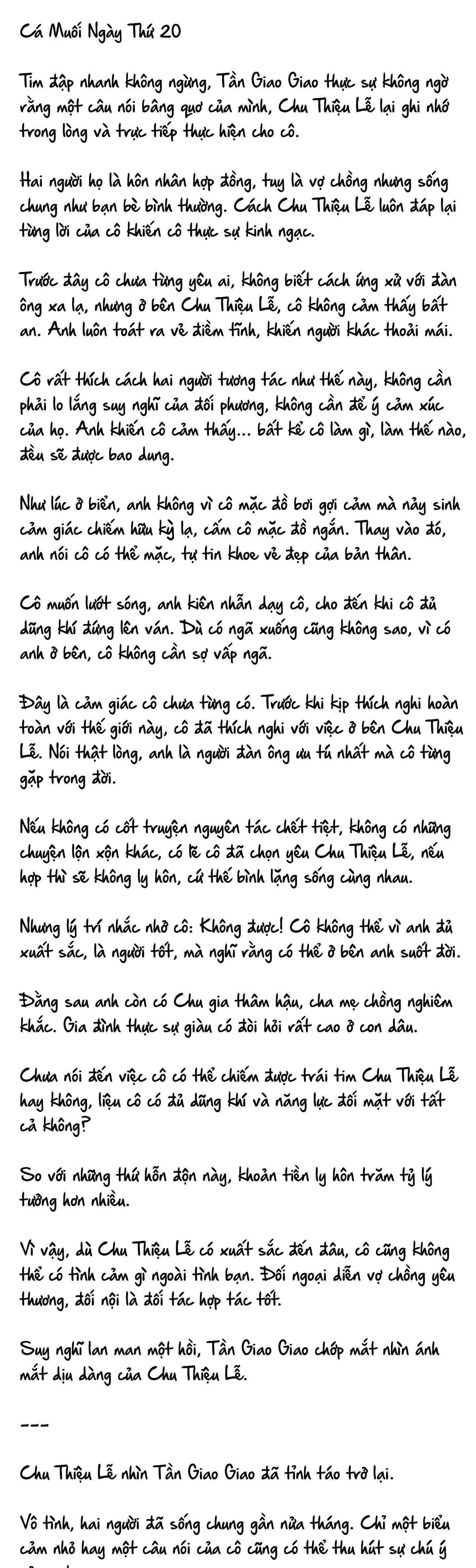Cặp Đôi Hào Môn , Làm Cá Mặn Ở Show Hẹn Hò - Chap 20: cá mặn ngày 20