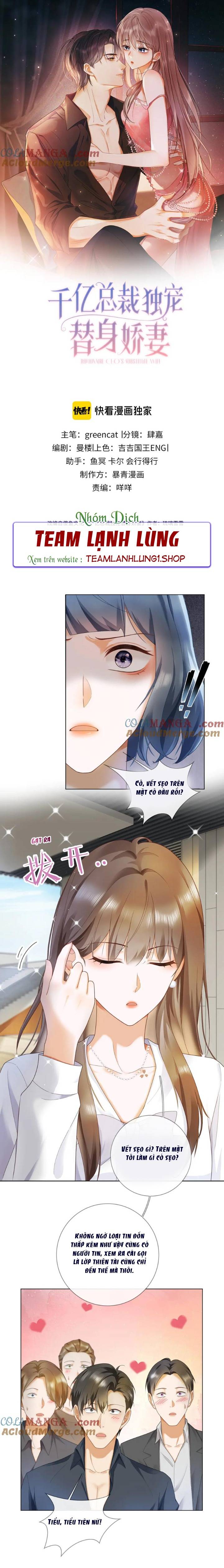 Ceo Tỷ Phú Chỉ Yêu Người Vợ Thế Thân Của Mình - Chap 74