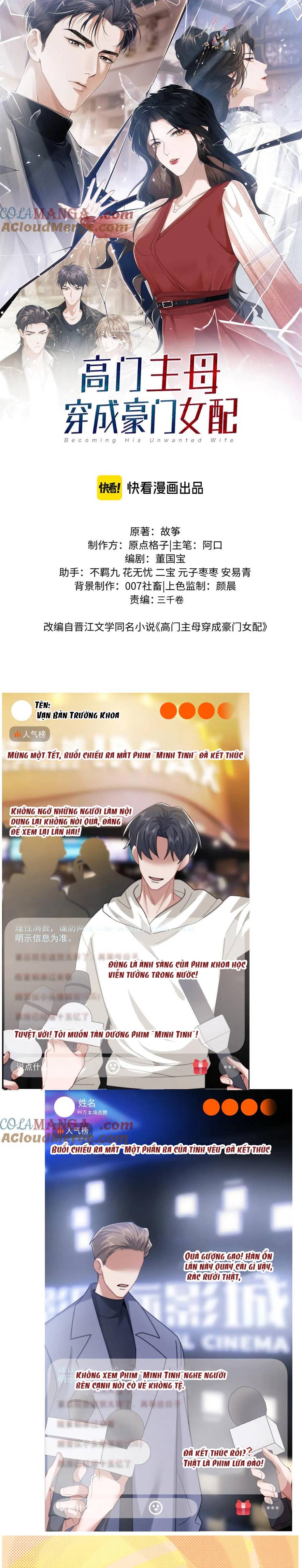 Chủ Mẫu Xuyên Không Tới Làm Phu Nhân Hào Môn - Chap 100