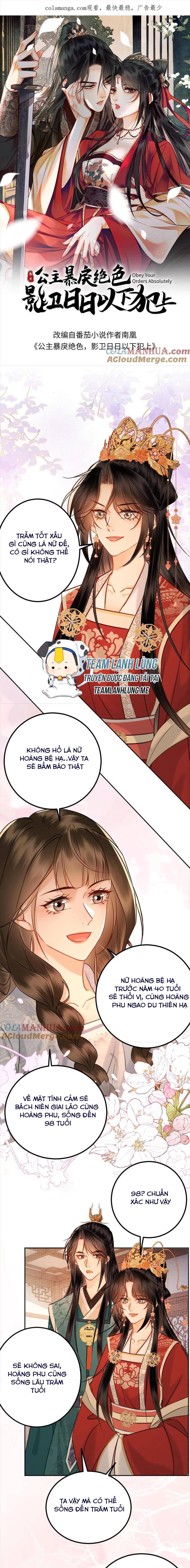 Công Chúa Bá Đạo Tuyệt Sắc : Ám Vệ Ngày Nào Cũng Muốn Phạm Thượng - Chap 217