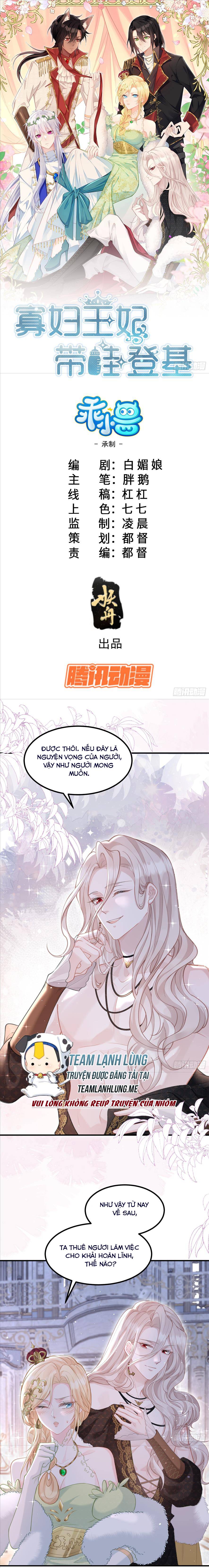 Công Chúa Goá Chồng Lên Ngai Cùng Tiểu Vương Tử - Chap 3