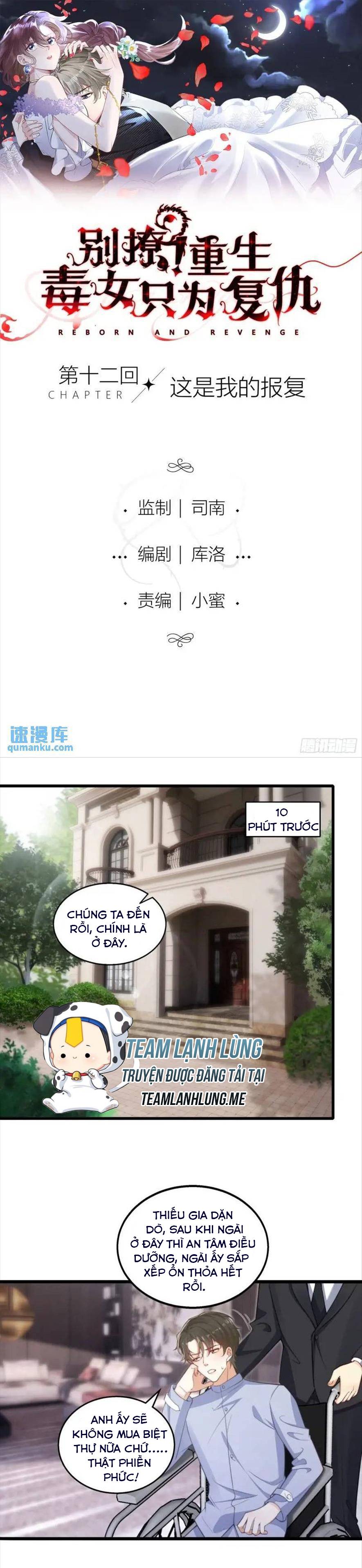 Đừng Trêu Chọc ! Nữ Phụ Độc Ác Tái Sinh Lại Chỉ Để Báo Thù - Chap 12