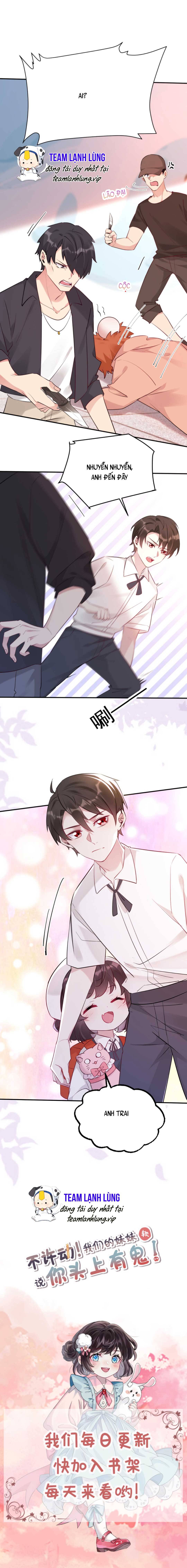 Đứng Yên ! Em Gái Chúng Tôi Nói Trên Đầu Bạn Có Quỷ - Chap 27