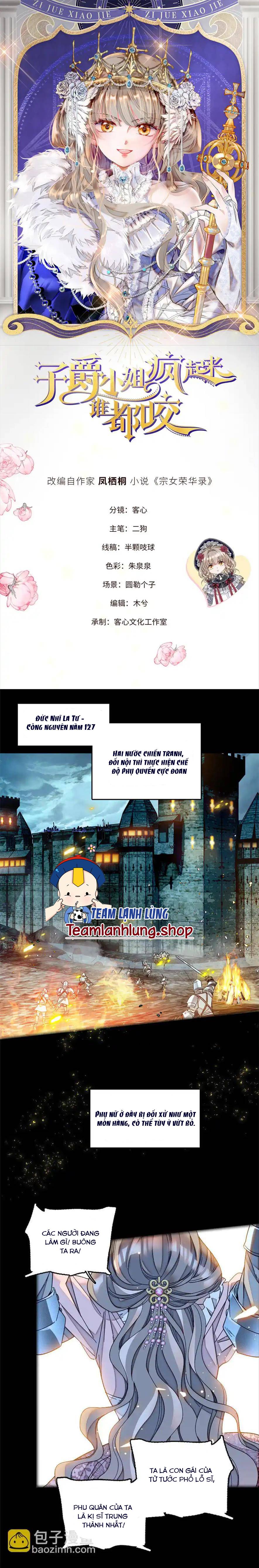 Khi Tử Tước Tiểu Thư Phát Điên Thì Ai Cô Ấy Cũng Cắn - Chap 1