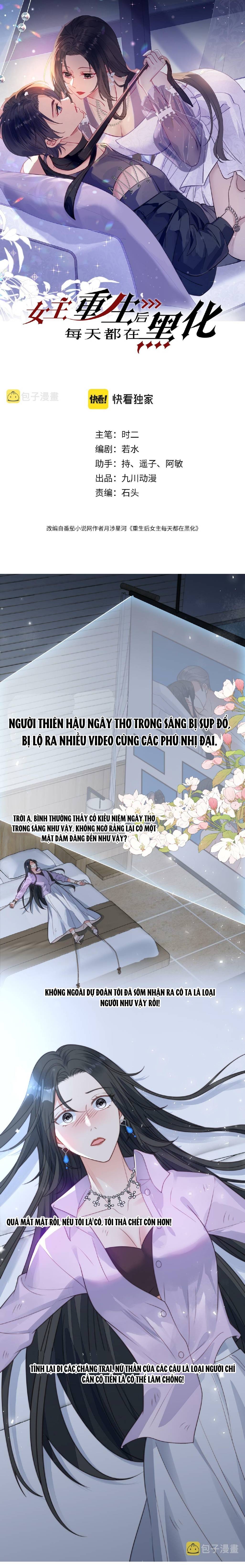 Sau Khi Trọng Sinh Nữ Chính Mỗi Ngày Đều Hắc Hóa - Chap 1