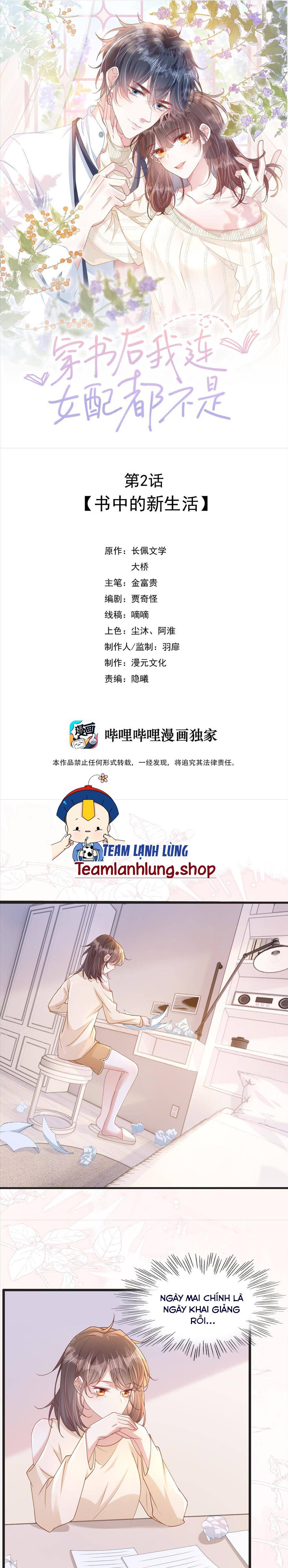 Sau Khi Xuyên Sách ,Tôi Thậm Chí Còn Chẳng Phải Nữ Phụ - Chap 2