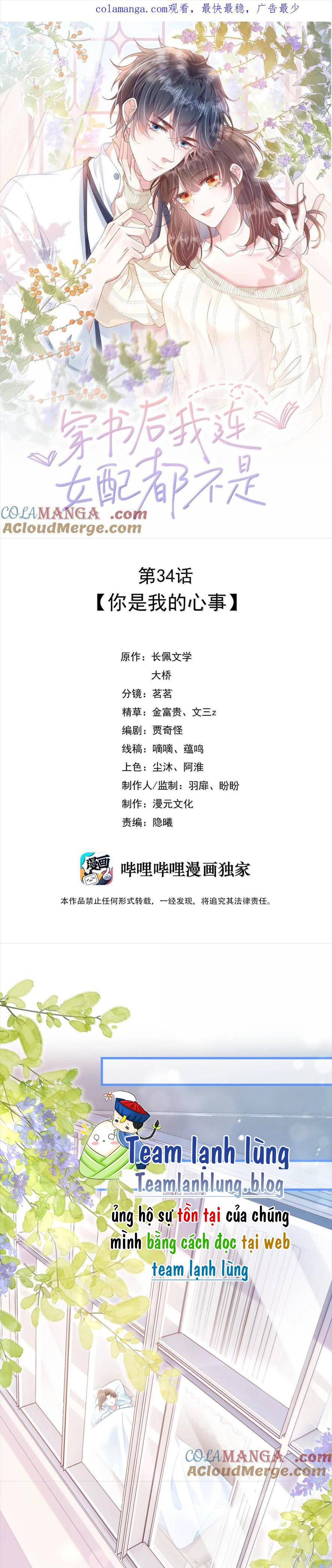 Sau Khi Xuyên Sách ,Tôi Thậm Chí Còn Chẳng Phải Nữ Phụ - Chap 34