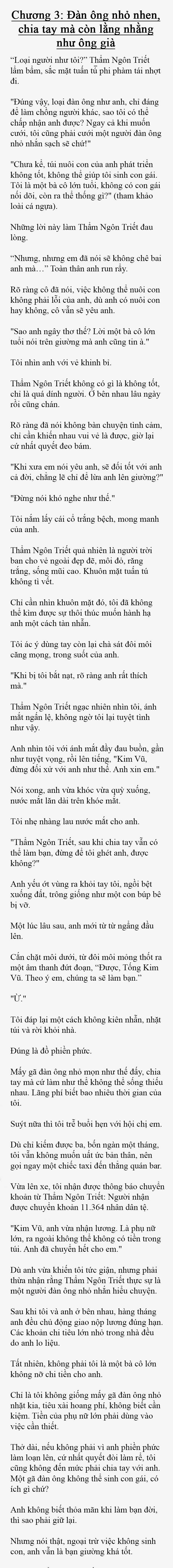 Tiểu Thuyết : Sau Khi Chia Tay, Tống Tiểu Thư Trở Thành Người Được Vạn Người Mê! - Chap 3