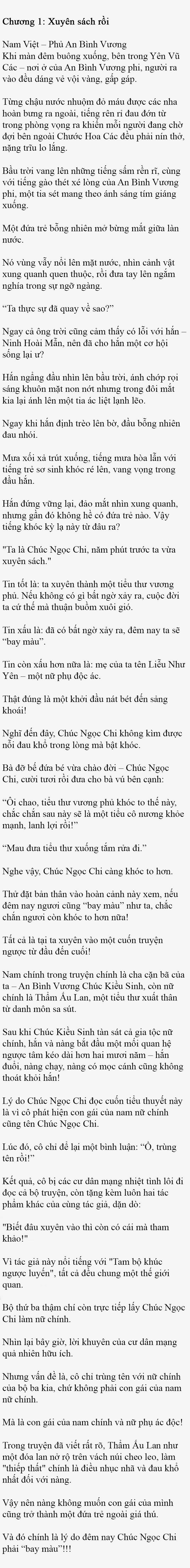 Tiểu Thuyết : Toàn Bộ Phản Diện Trong Truyện Đều Nghe Được Tiếng Lòng Của Ta - Chap 1