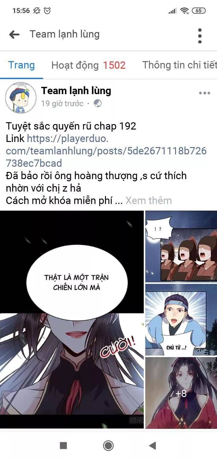 Tuyệt Sắc Quyến Rũ: Quỷ Y Chí Tôn - Chap 185