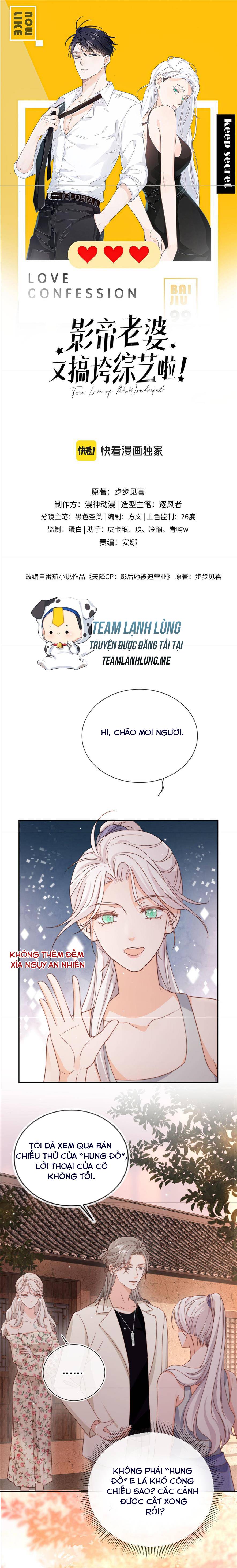 Vợ Của Ảnh Đế Lại Phá Hỏng Gameshow - Chap – 31